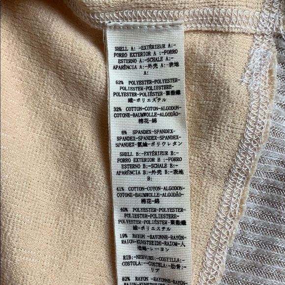 NWT Free People At the Lodge Cowl Neck Sweater Pullover XS Cream Red - Picture 8 of 8